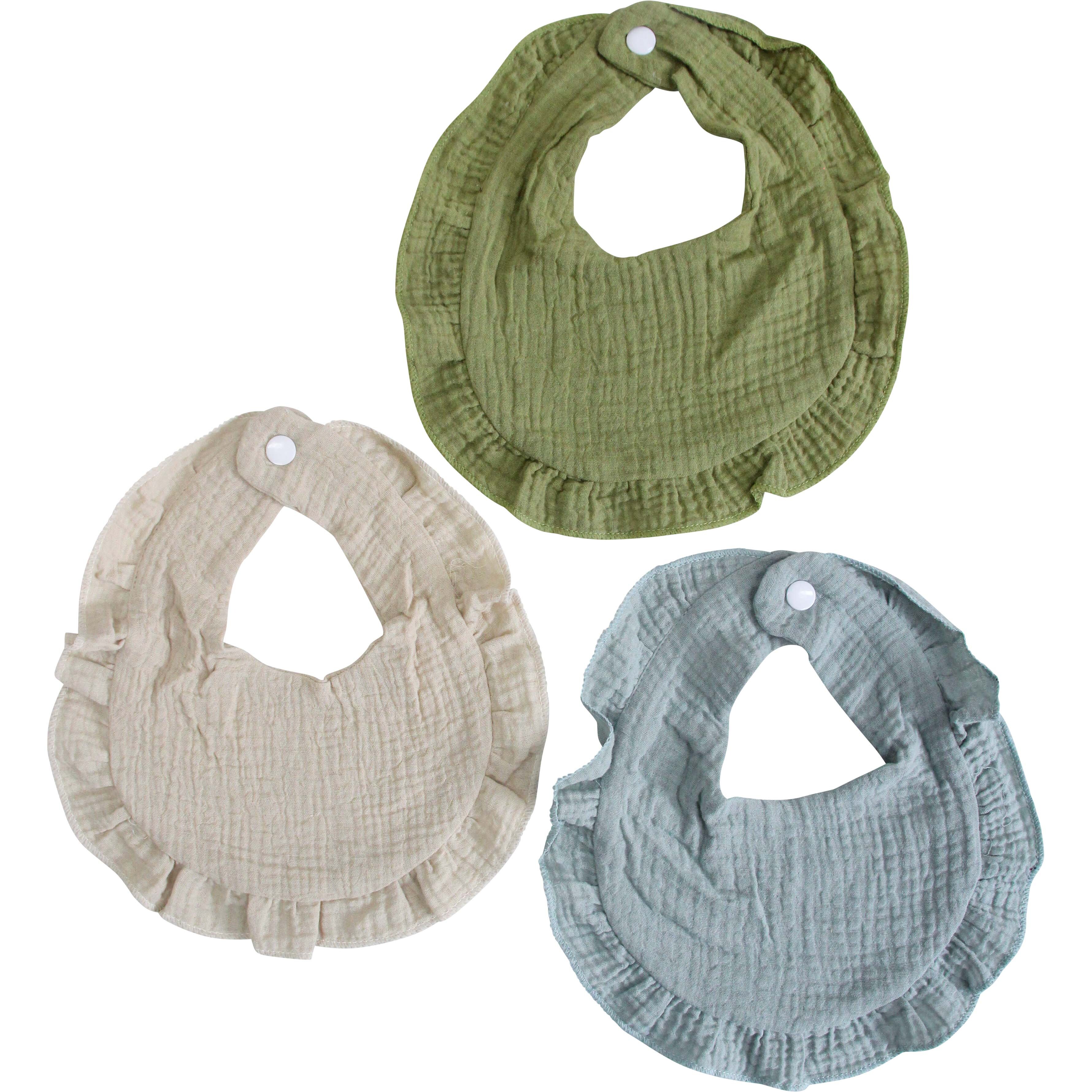 Cotton Bibs S/3 Waterfall